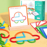 Montessori Children's Puzzle - Sticks & Rings™