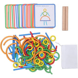 Montessori Children's Puzzle - Sticks & Rings™