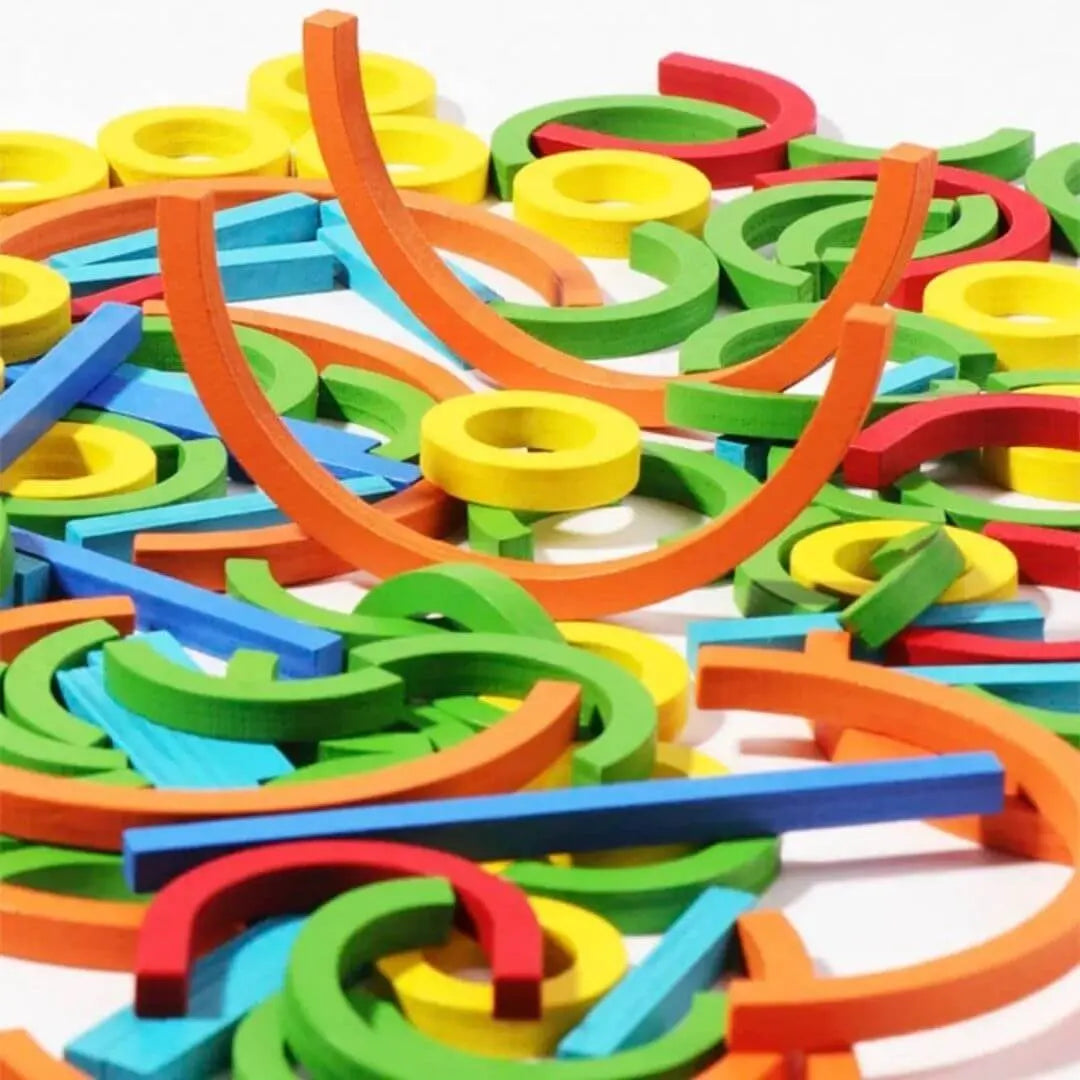 Montessori Children's Puzzle - Sticks & Rings™