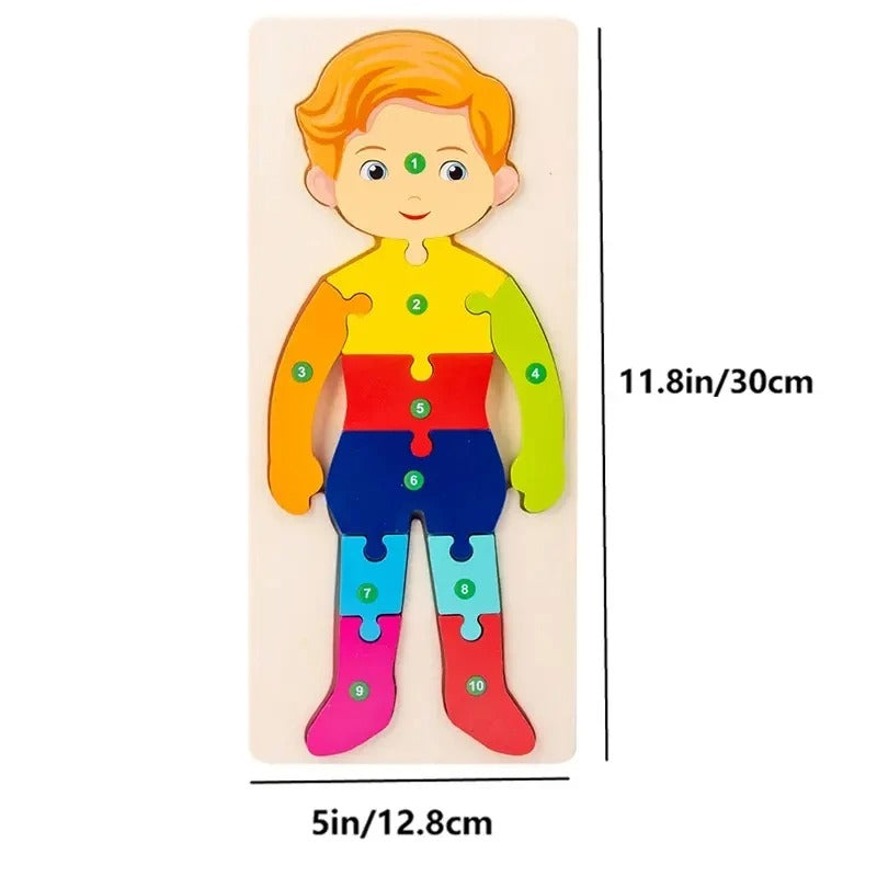 PUZZLE BEBE | Curiopuzzle™ casse-tête d'apprentisage