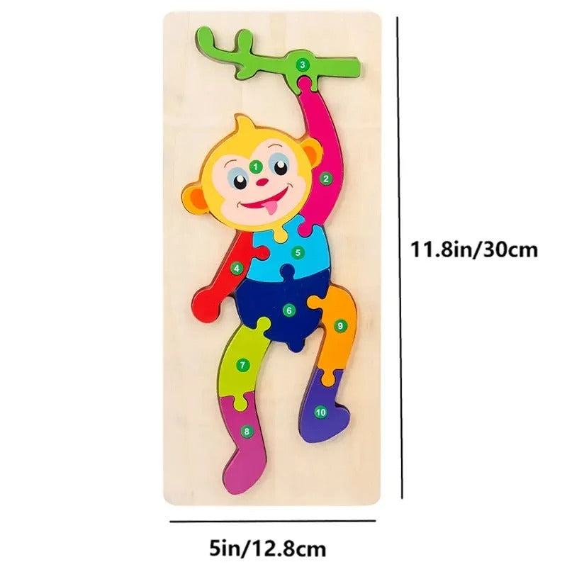 PUZZLE BEBE | Curiopuzzle™ casse-tête d'apprentisage