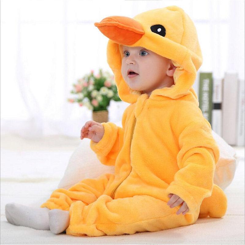 Combinaison pyjama canard bébé