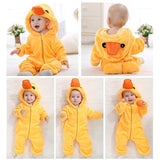 Combinaison pyjama canard bébé