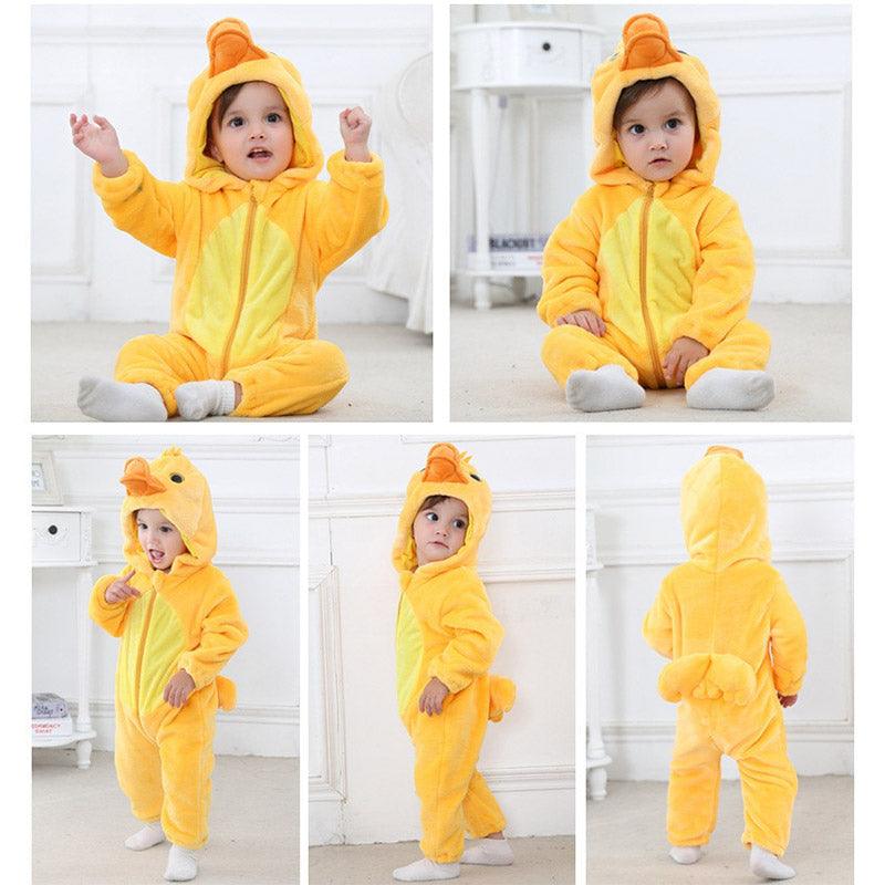 Combinaison pyjama canard bébé