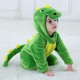 Baby dragon pajama onesie