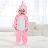 Combinaison pyjama lapin rose bébé