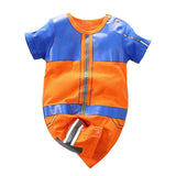Pyjama bébé orange et bleu - Cosplay Manga Animé
