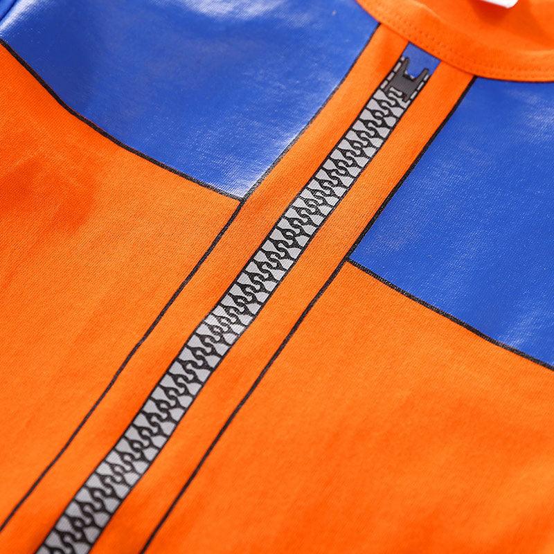Pyjama bébé orange et bleu - Cosplay Manga Animé