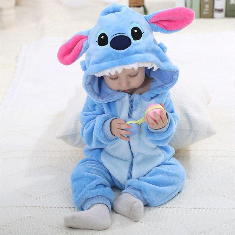 Combinaison pyjama stitch bébé cosplay