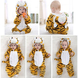 Combinaison pyjama tigre bébé