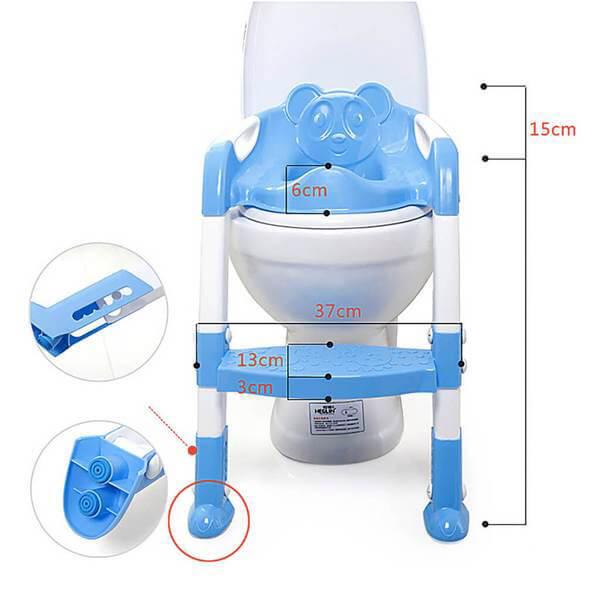 Réducteur de toilette avec marche pour enfant <br> Potty™