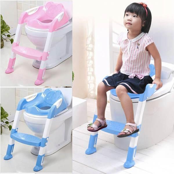 Réducteur de toilette avec marche pour enfant <br> Potty™