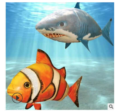 RC Air Swimmer Shark (Flying Inflatable Helium Balloon Toy)