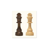 Paire de Roi d'échecs en Bois Taille 8