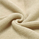 Couverture pour Bébé Tricotée en Coton 100% Ruffled Elegance™ (Enveloppe Vintage pour Poussette)