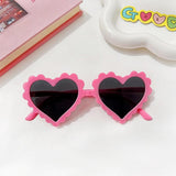 Lunettes de soleil en coeur pour enfant