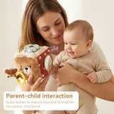 Jouet sensoriel doux pour bébé : livre en tissu, boîte à mouchoirs, couverture de sécurité, cube en peluche, sons froissés, miroir, développement de la motricité fine – 9 styles de jouets
