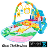 Support de Fitness pour bébé, jeu de musique, jouets d'activité de gymnastique, couverture rampante pour Piano pour nouveau-né, tapis de jeu à pédales, éducation précoce, cadeaux de 0 à 36 mois