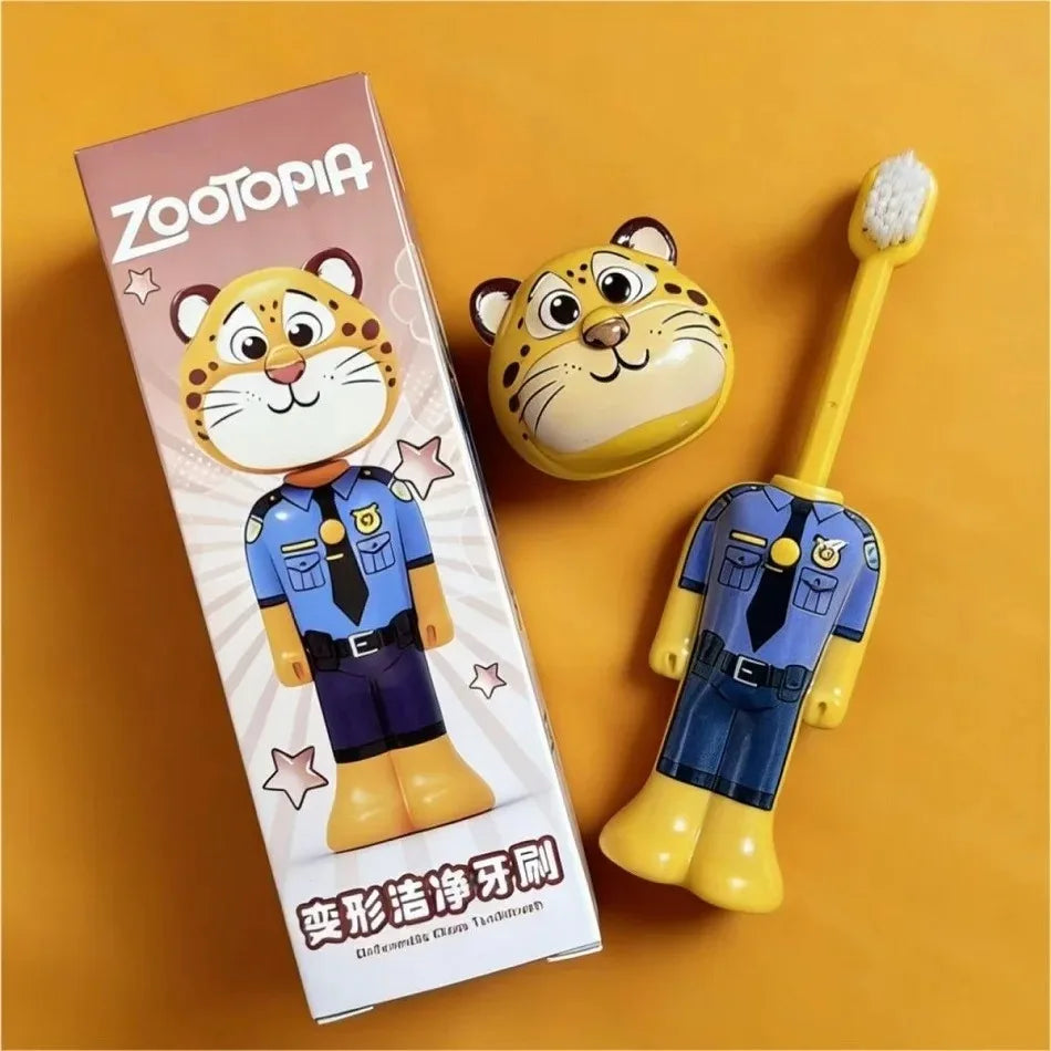 Brosse à dents Minecraft transformable – poils doux