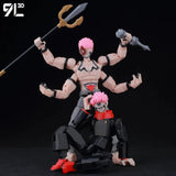 Figurines articulées Jujutsu Kaisen Titan13 (14 cm) – Gojo, Sukuna, Megumi et plus