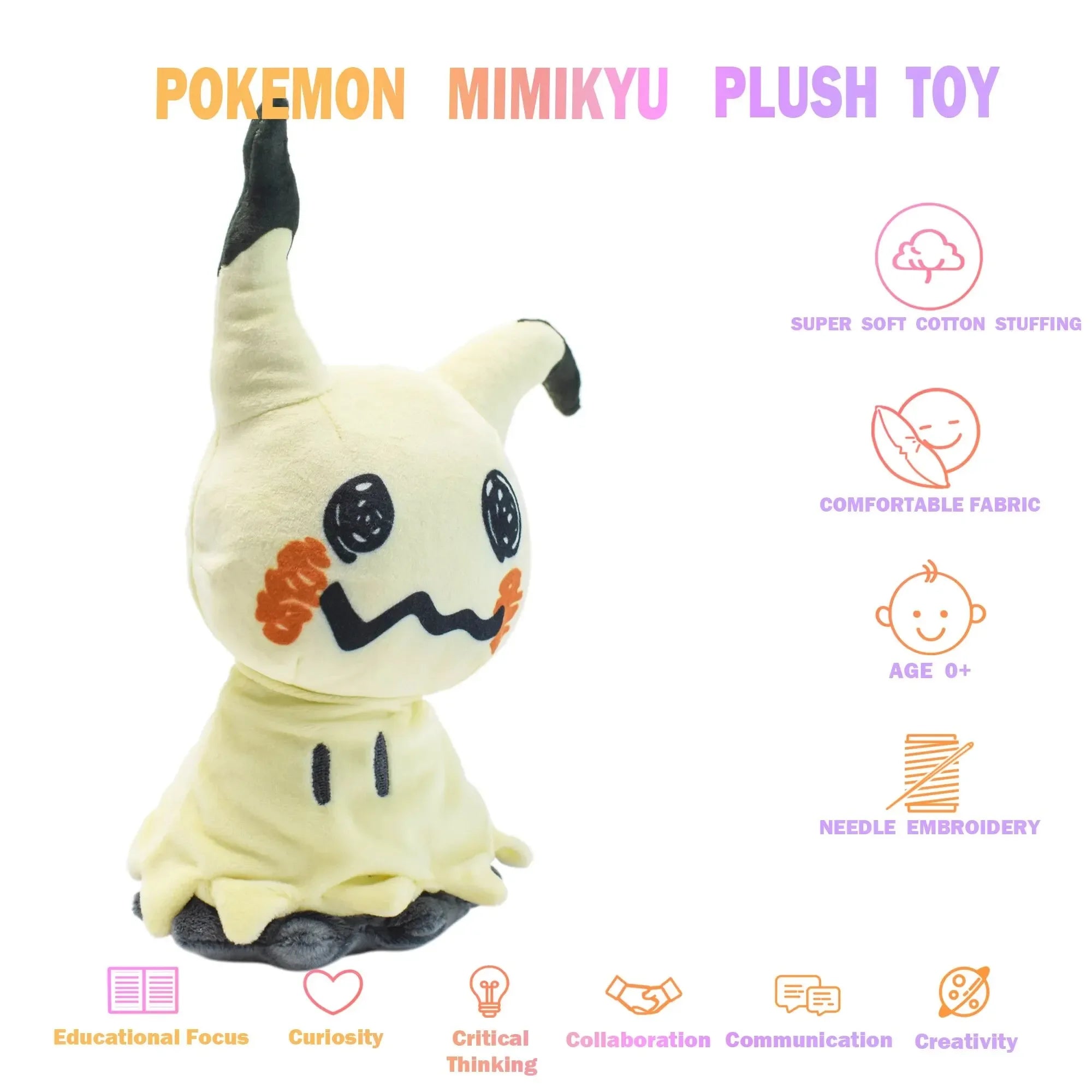 Peluche Mimiqui & Évoli 18 cm – à collectionner