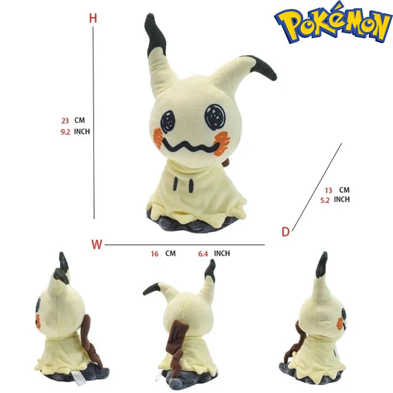 Peluche Pokémon Kawaii – Pikachu, Ectoplasma, Dracolosse (40 modèles)