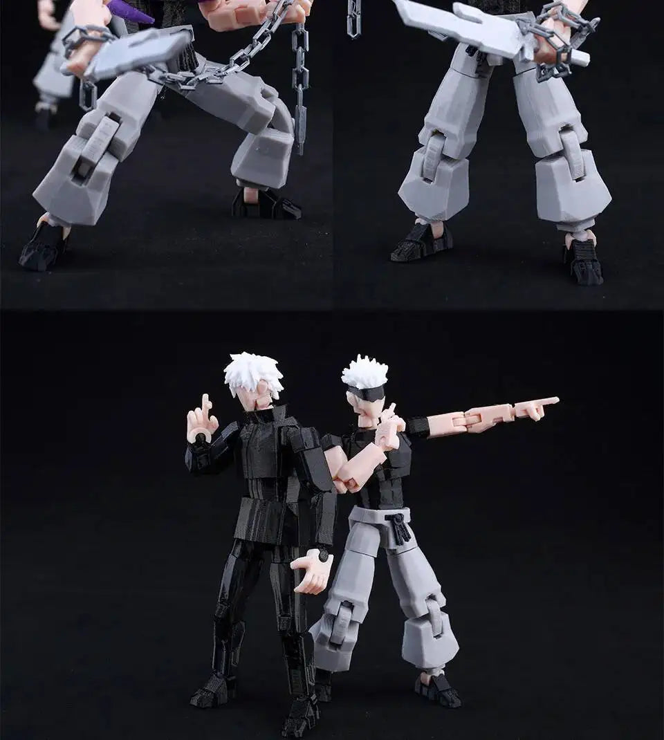 Figurines articulées Jujutsu Kaisen Titan13 (14 cm) – Gojo, Sukuna, Megumi et plus