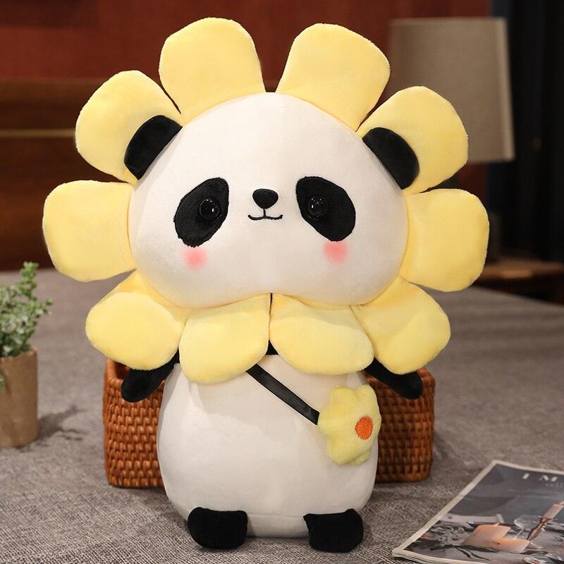 Panda di peluche travestito per neonato