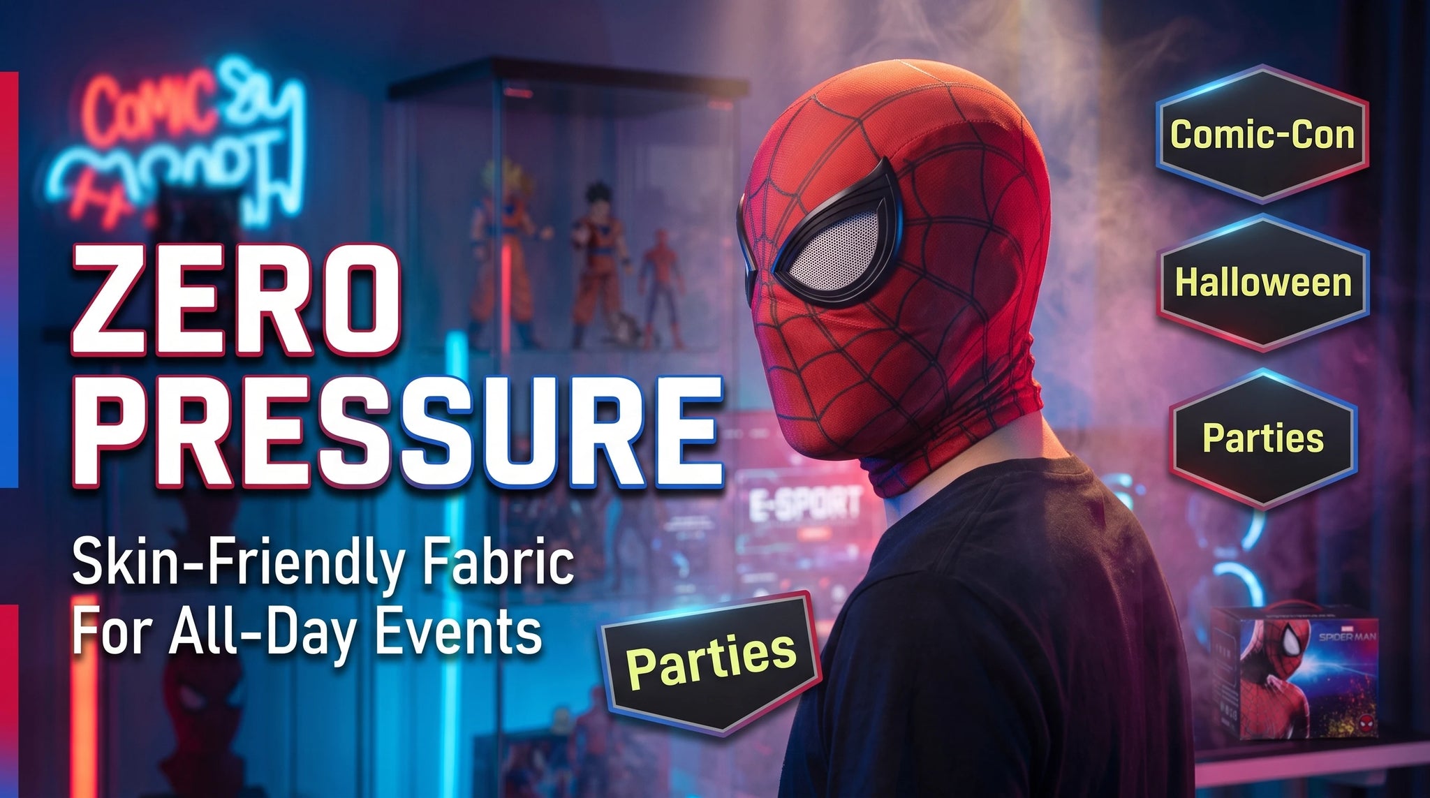 Masque Spider-Man 2 – version Garfield, Halloween et déguisement