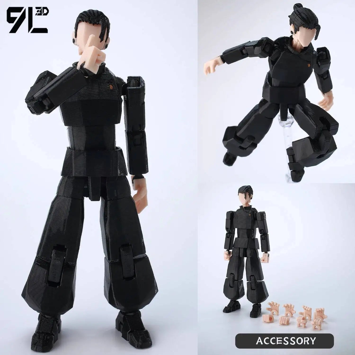 Figurines articulées Jujutsu Kaisen Titan13 (14 cm) – Gojo, Sukuna, Megumi et plus