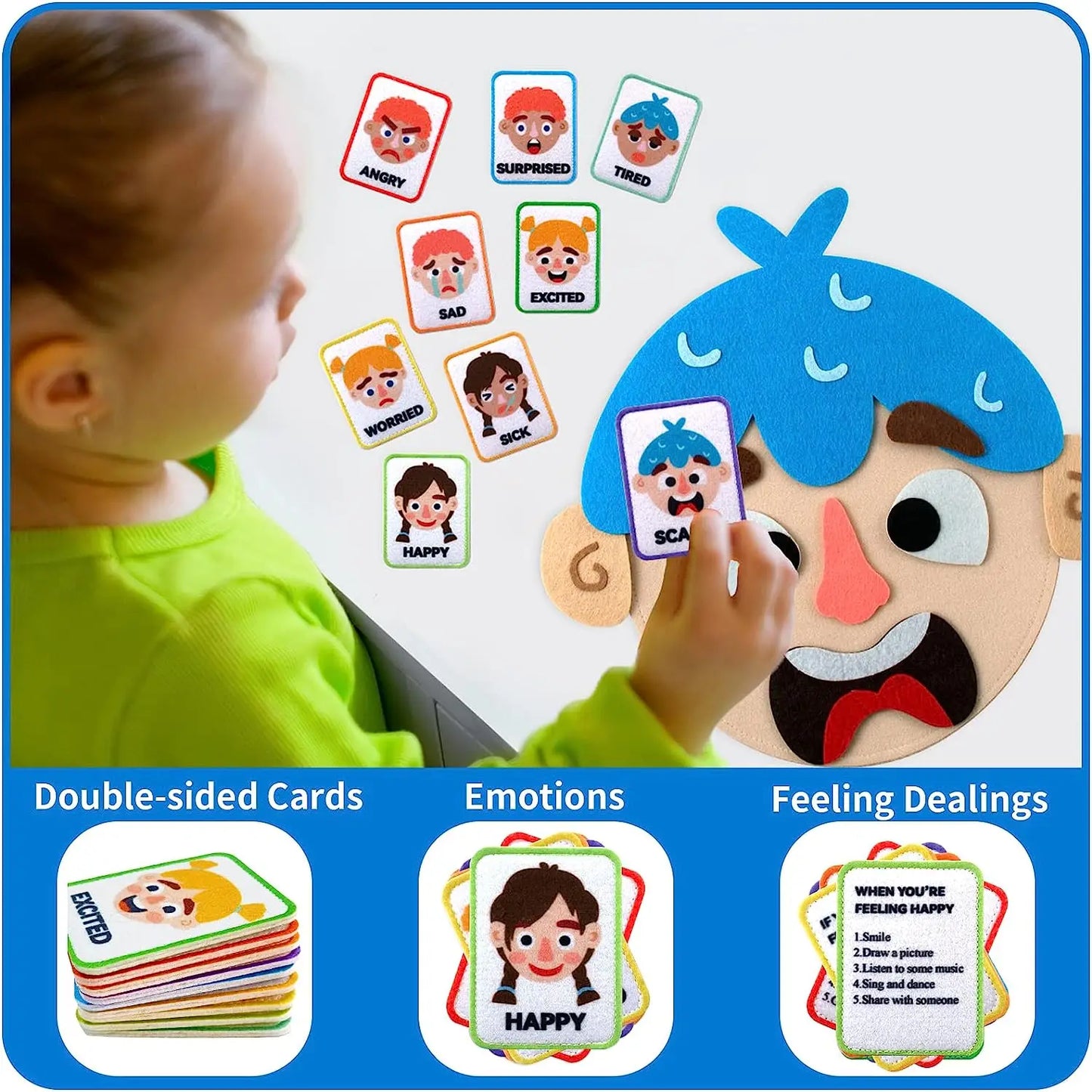 Jouet Montessori d'apprentissage des émotions – éveil social