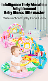 Support de Fitness pour bébé, jeu de musique, jouets d'activité de gymnastique, couverture rampante pour Piano pour nouveau-né, tapis de jeu à pédales, éducation précoce, cadeaux de 0 à 36 mois