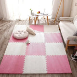 Carreaux de sol en mousse EVA à emboîtement pour salle de sport à domicile, polymère de fitness, puzzle antidérapant, équipement de gym, enfants, 4-20 pièces