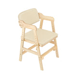 NordicKid Adjustable Wooden High Chair for Children – Montessori Chair Adjustable from 3 to 15 Years
