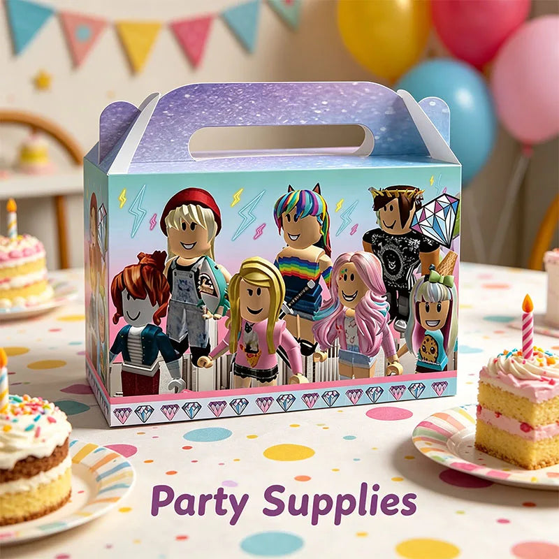 Coffret de boîtes cadeaux Roblox – sacs et boîtes personnages
