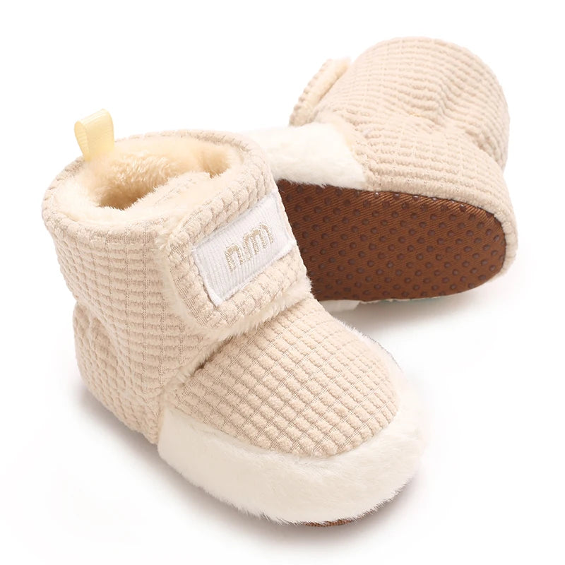 Bottes d'hiver antidérapantes pour bébé garçon et fille