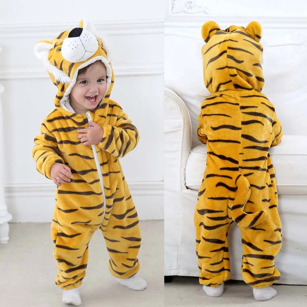 Pyjama de dessin animé dinosaure pour bébé, grenouillères pour tout-petits, olympiques de batterie de nuit, vêtements de nuit, vêtements de nuit, garçons, filles, 0 à 4 ans, hiver