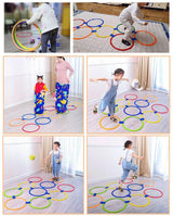 Jeu de Marelle avec Cerceaux