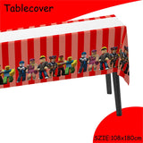 Décoration d'anniversaire Roblox – assiettes et set de fête