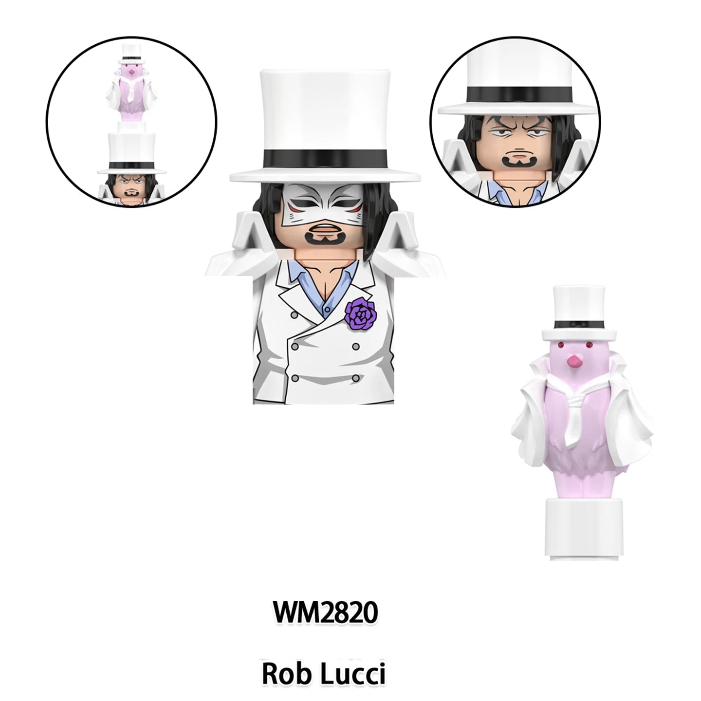 Mini-figurines One Piece à collectionner (4,5 cm) – nombreux personnages au choix