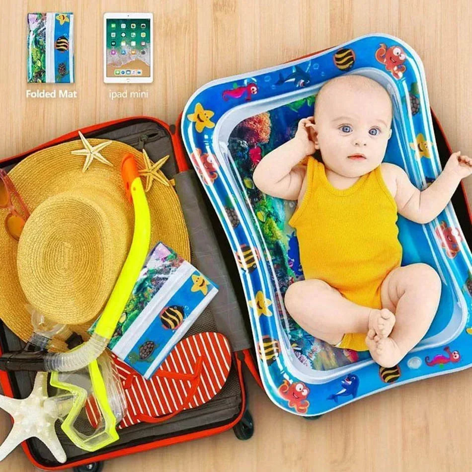 Tapis d'eau gonflable pour bébé – éveil sur le ventre