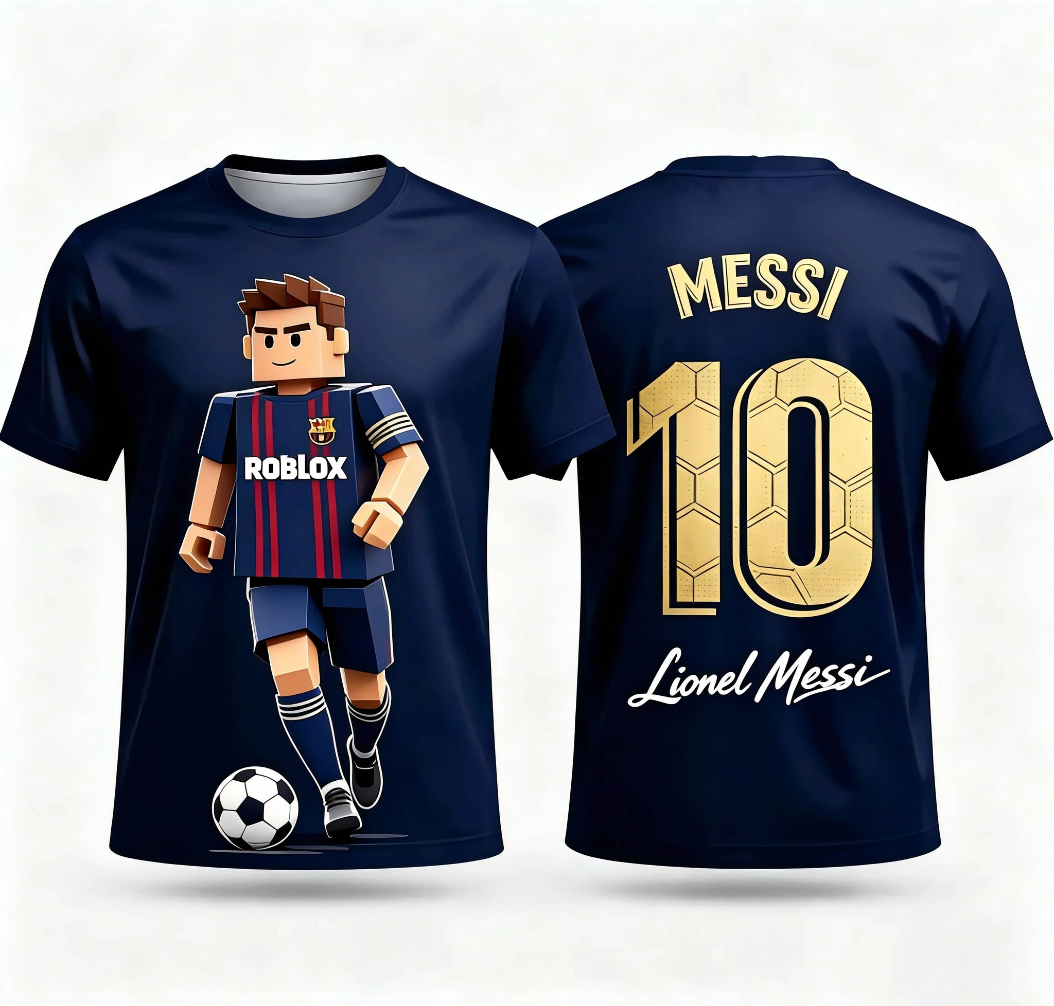 T-shirt Roblox personnalisable – nom et numéro