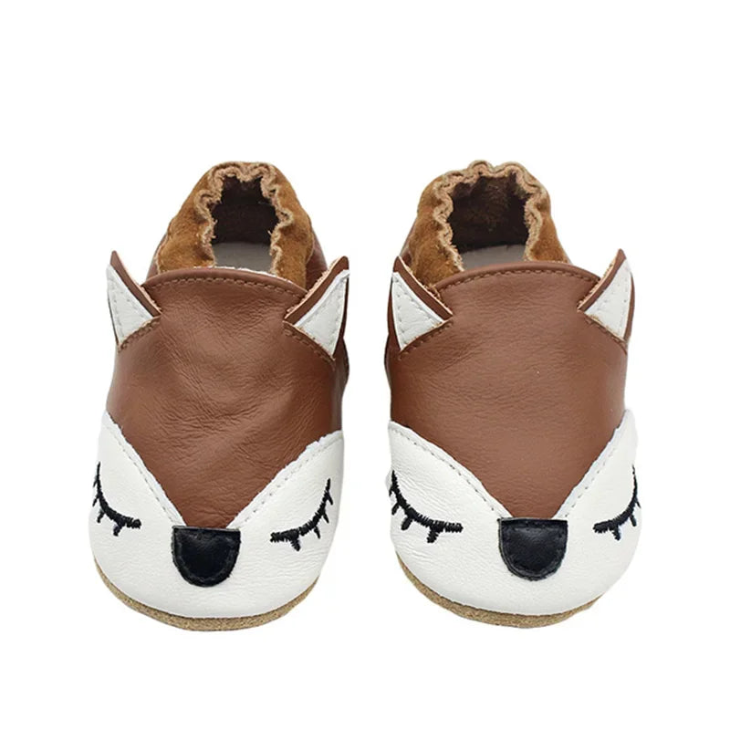 Chaussons Bébé en Cuir Souple