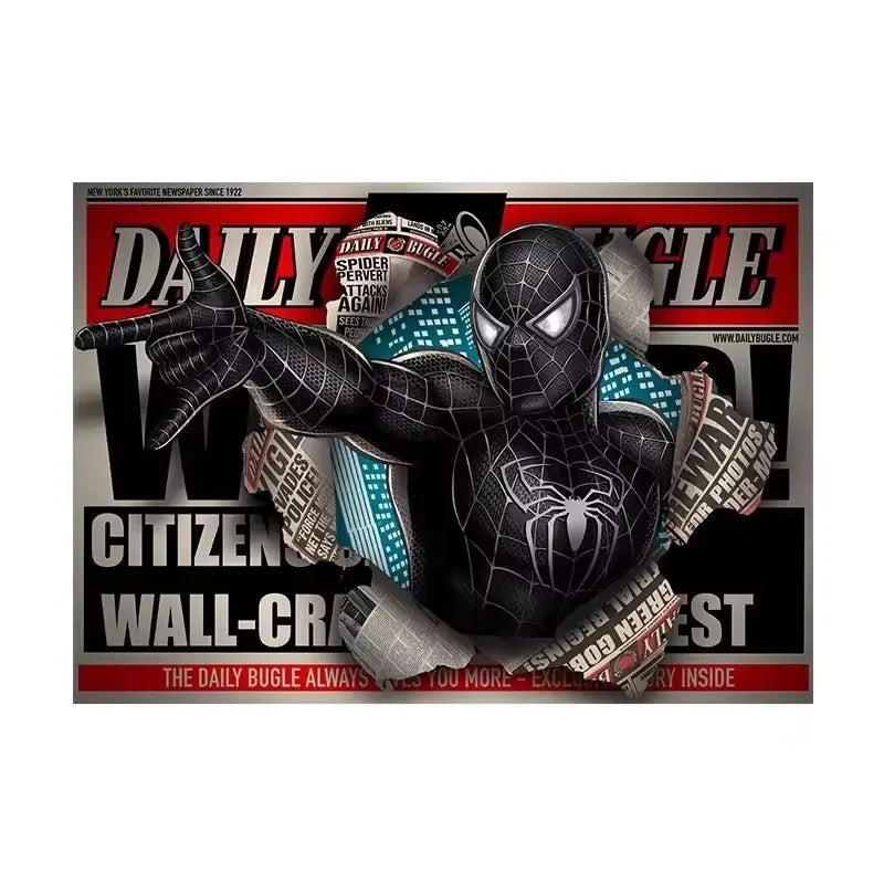 Affiche Spider-Man sur toile – déco murale Marvel