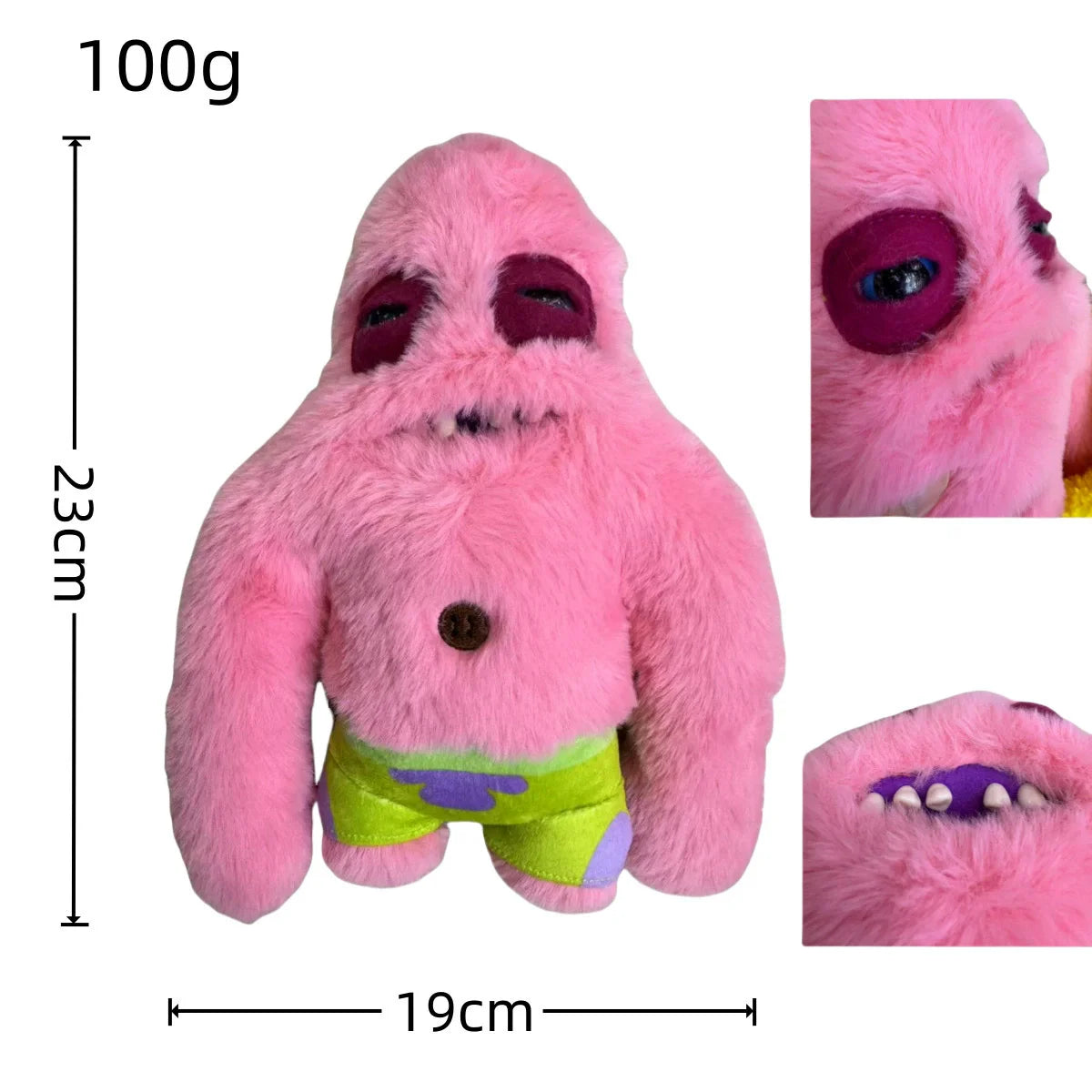 Peluche Bob l'éponge et Patrick 22 cm – petits monstres rigolos