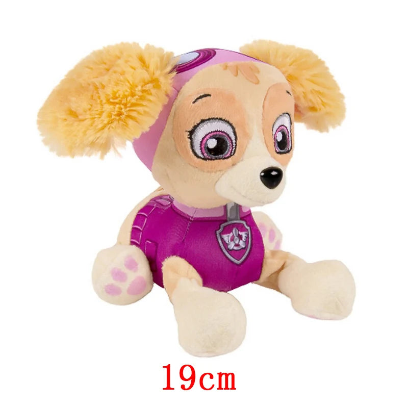 Peluche Pat'Patrouille 19 cm – Chase, Marcus, Stella, Ruben et plus