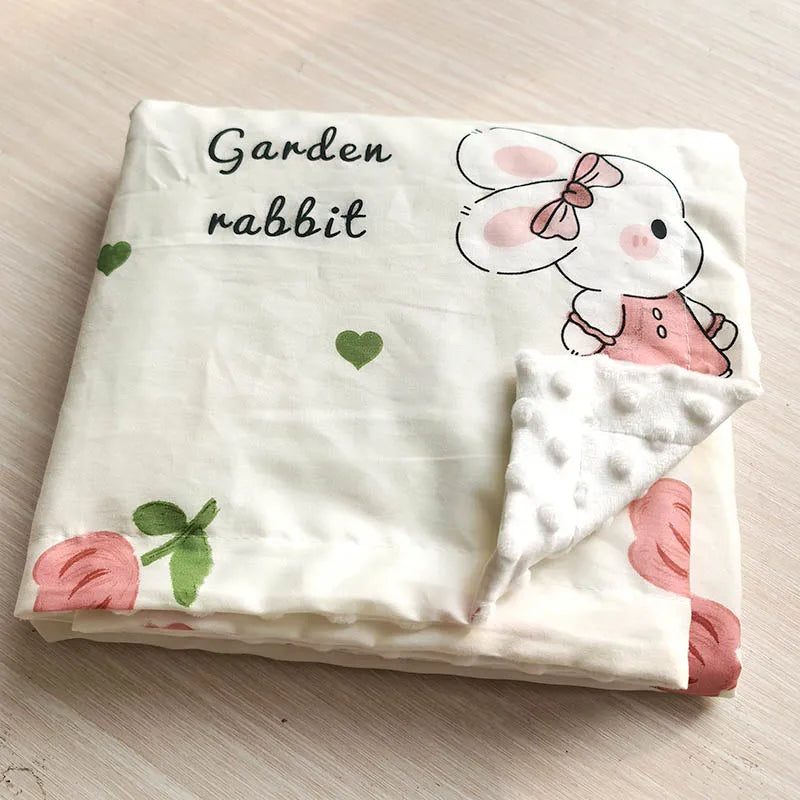 Couverture bébé à motif d'animaux