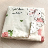 Couverture bébé à motif d'animaux