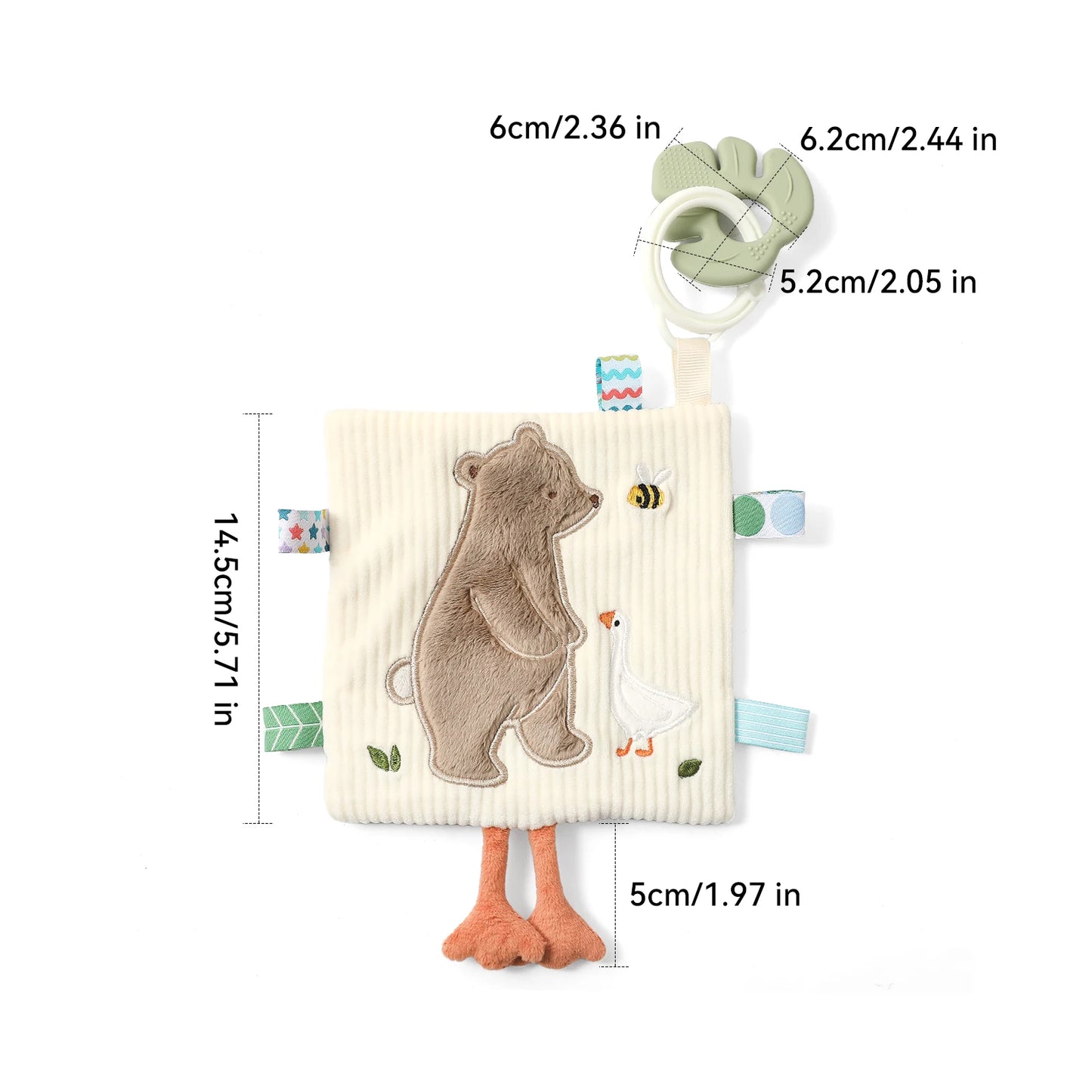 Jouet sensoriel doux pour bébé : livre en tissu, boîte à mouchoirs, couverture de sécurité, cube en peluche, sons froissés, miroir, développement de la motricité fine – 9 styles de jouets