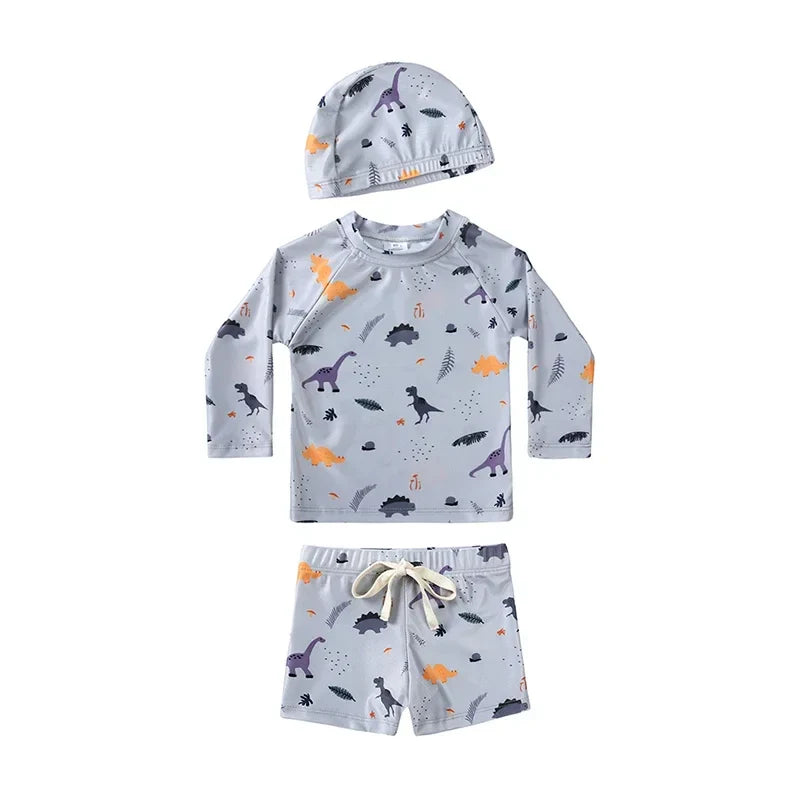 Maillot de bain et bonnet pour bébé